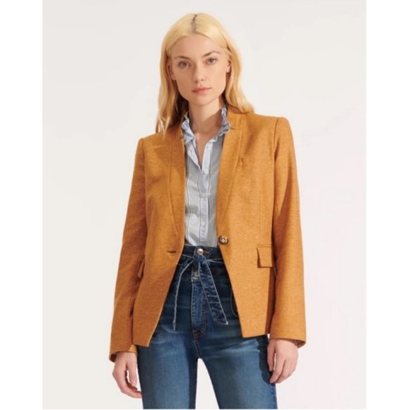 Veronica Beard Jackets & Blazers - 💕VERONICA BEARD💕 Upcollar Wool Blend Dickey Jacket ~ Camel 16 NWT
